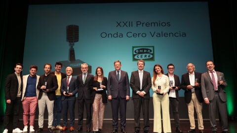 Premiados, autoridades y directivos de Onda Cero