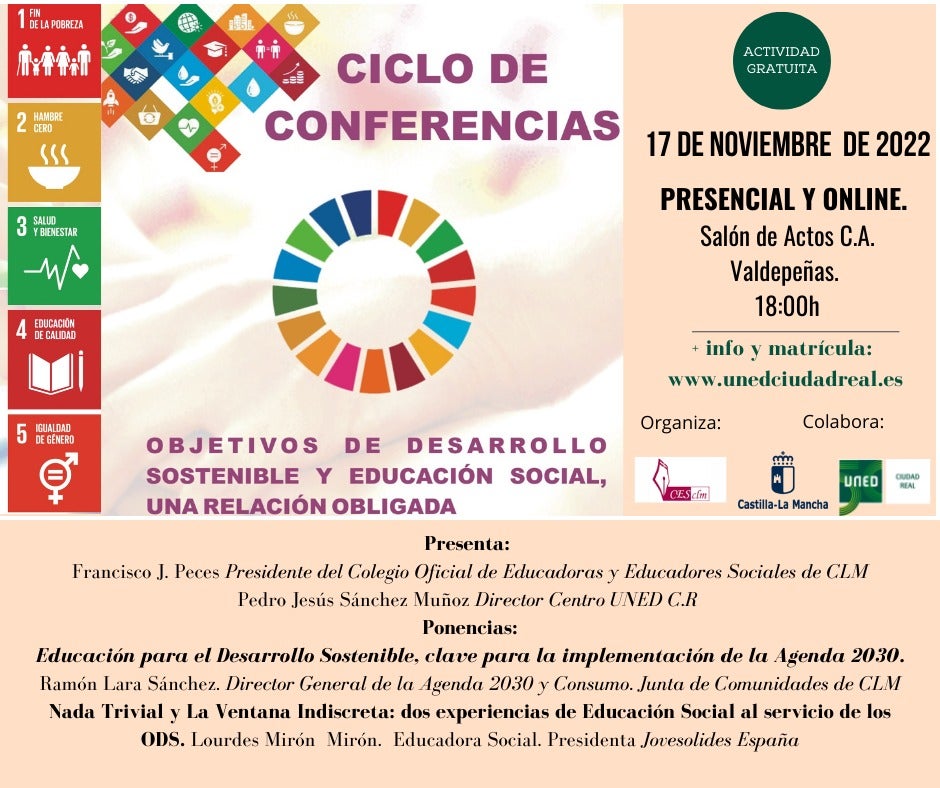 El ciclo de conferencias arranca hoy en la UNED de Valdepeñas El ciclo de conferencias arranca hoy en la UNED de Valdepeñas