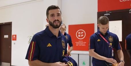 Emotiva despedida de Gayá de la selección española Emotiva despedida de Gayá de la selección española