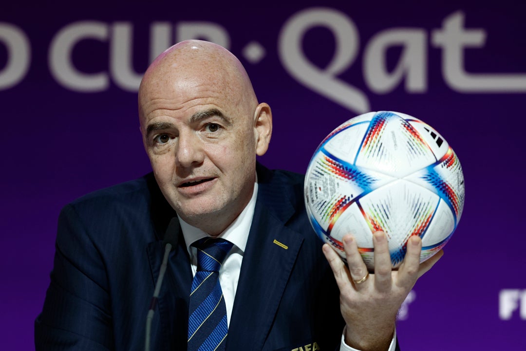 "Me siento catarí, gay y trabajador migrante", las polémicas palabras del presidente de la FIFA "Me siento catarí, gay y trabajador migrante", las polémicas palabras del presidente de la FIFA