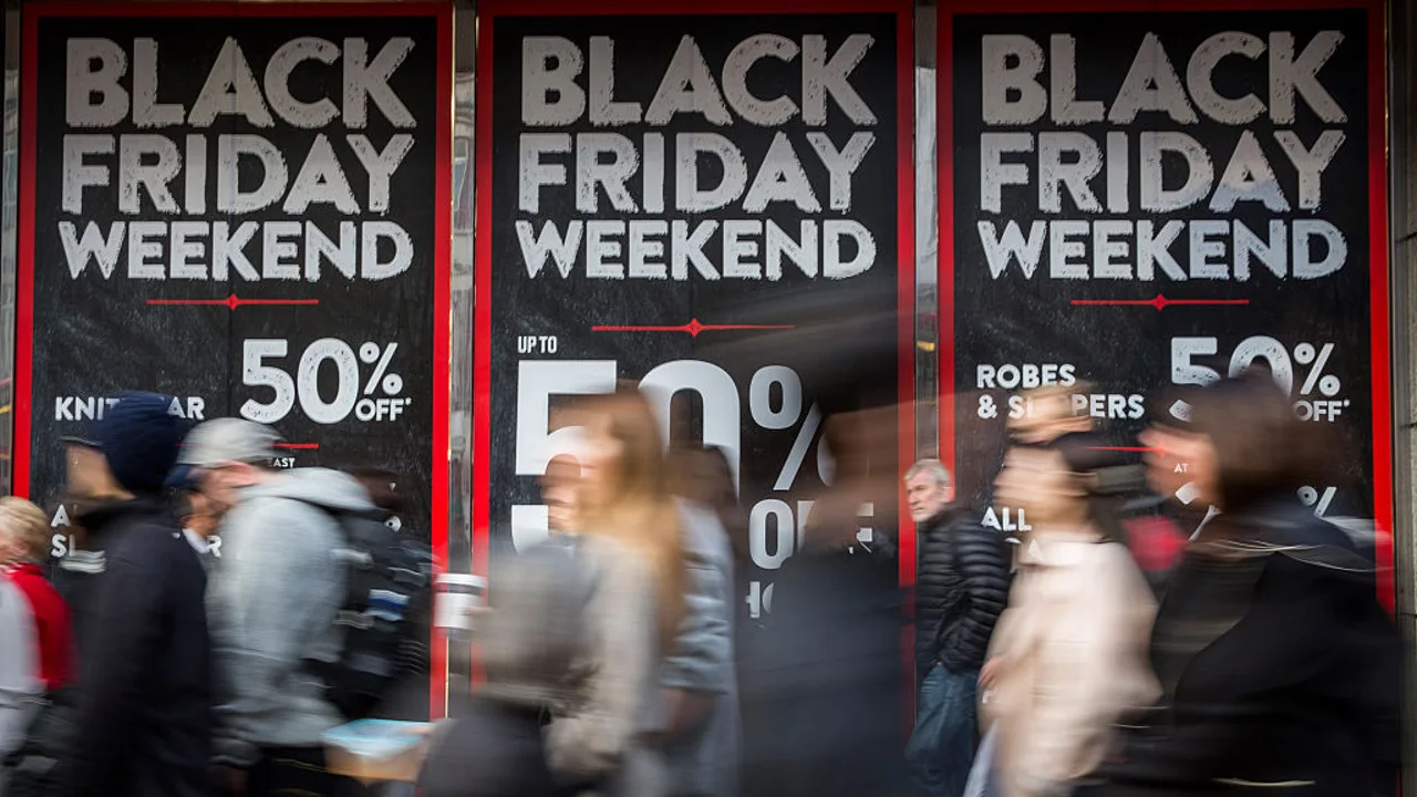 Imagen de archivo de promociones del Black Friday