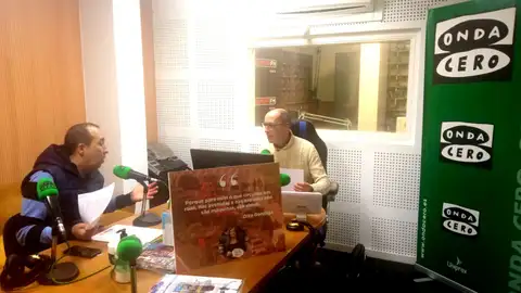 Beni Bouzada nos estudios de onda cero Beni Bouzada nos estudios de onda cero