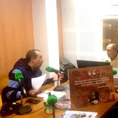 Beni Bouzada nos estudios de onda cero Beni Bouzada nos estudios de onda cero