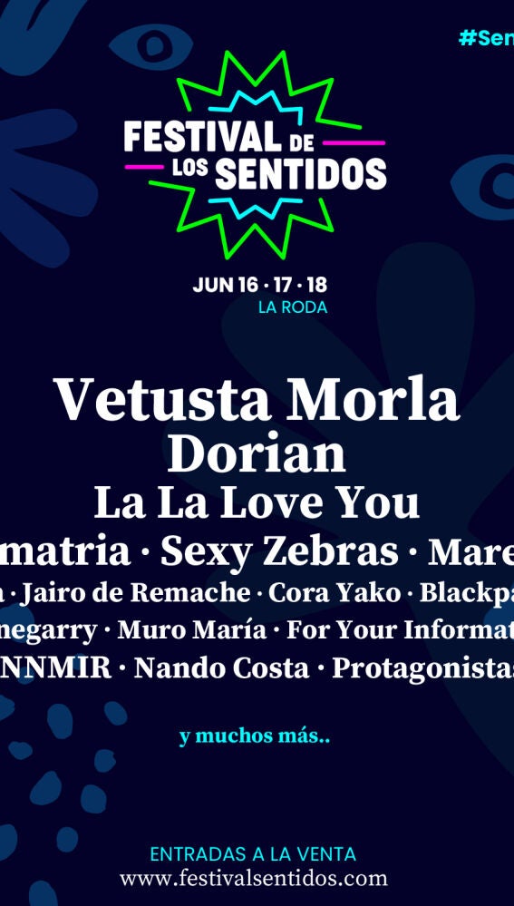 La La Love You, Jairo de Remache, For Your Information estarán en Los Sentidos 2023