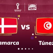 Dinamarca - Túnez del Mundial de Qatar 2022.