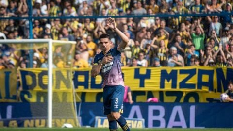 Lautaro Blanco, en su despedida como jugador de Rosario Central