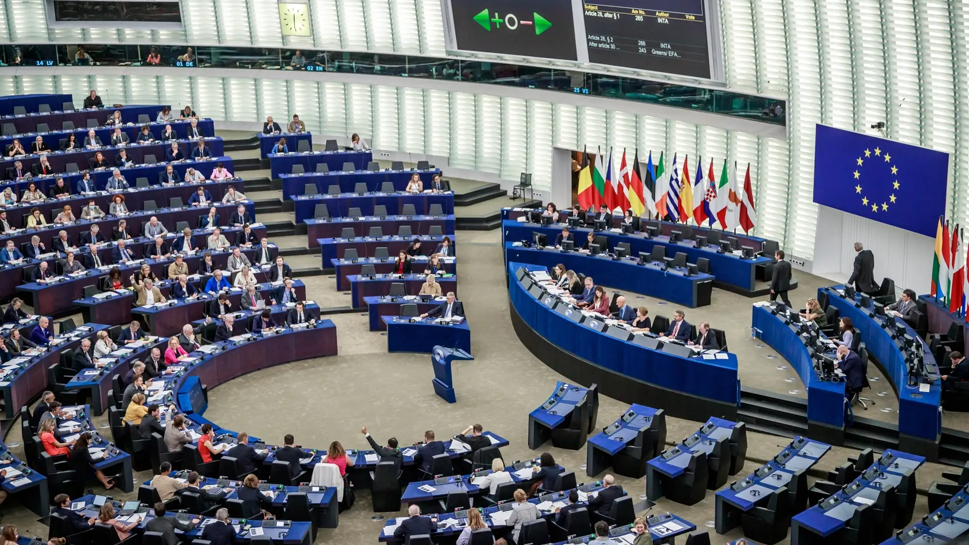 Fotografía de archivo de los eurodiputados
