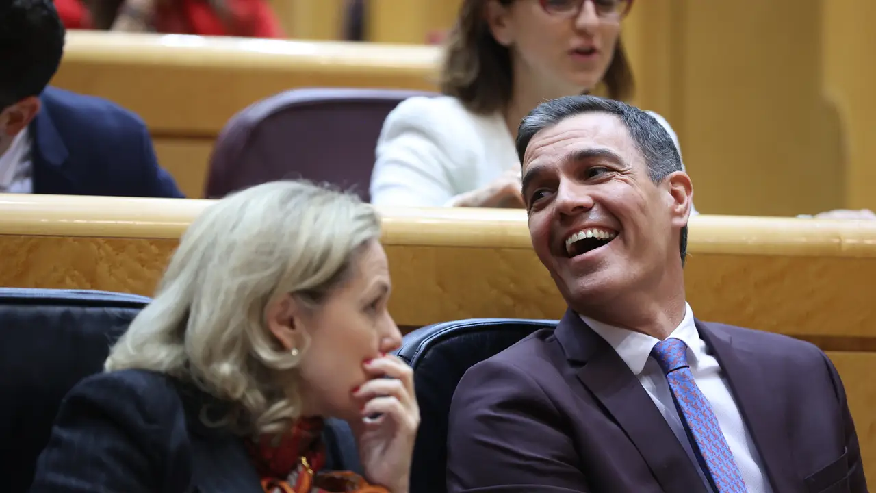 Nadia Calviño y Pedro Sánchez Nadia Calviño y Pedro Sánchez