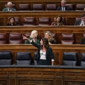 La ministra de Igualdad, Irene Montero, interviene en el Congreso tras el ataque machista de Vox