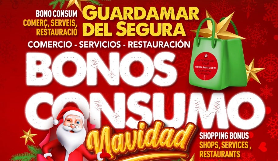 Campaña del bono consumo en Guardamar del segura para la navidad Campaña del bono consumo en Guardamar del segura para la navidad