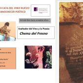 Cartel de la LIII Cata del Vino Nuevo y anochecer Poético de El Trascacho
