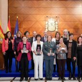 La Delegacion del Gobierno en Aragón acogió el acto de entrega de los premios Meninas