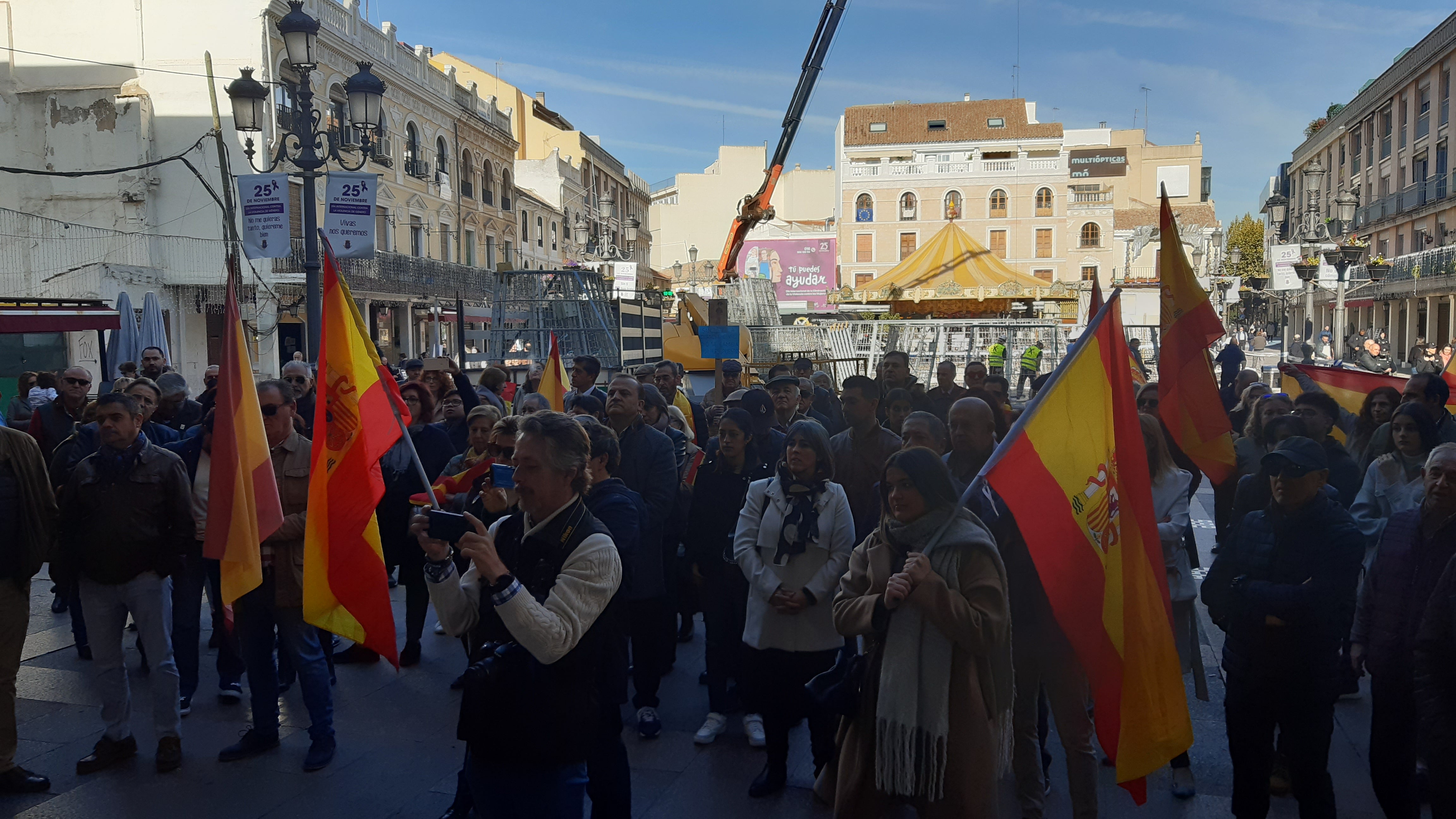 VOX Ciudad Real clama contra el Gobierno de Pedro Sánchez y pide elecciones generales VOX Ciudad Real clama contra el Gobierno de Pedro Sánchez y pide elecciones generales