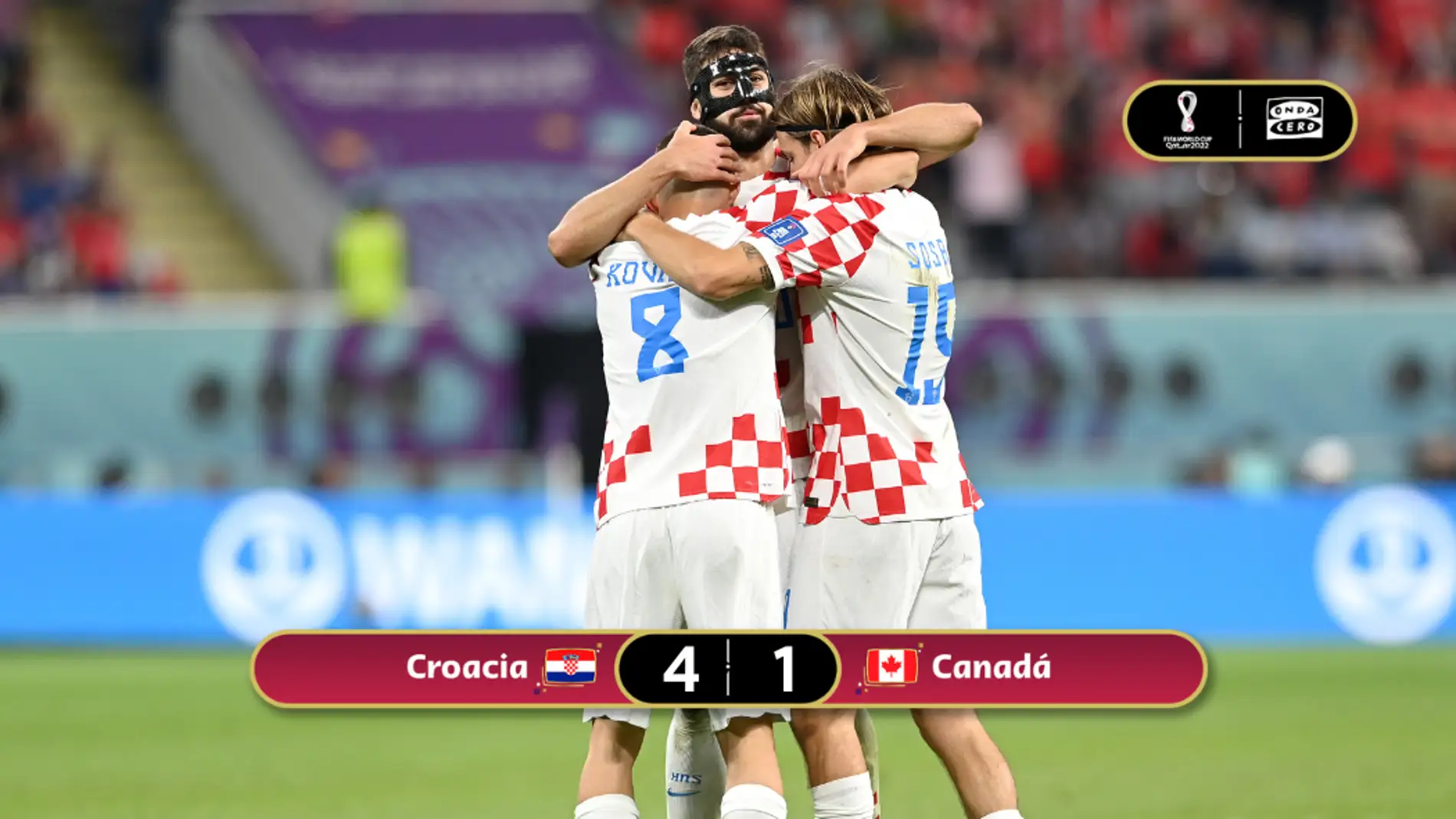 Croacia remonta y deja a Canadá fuera del Mundial de Qatar 