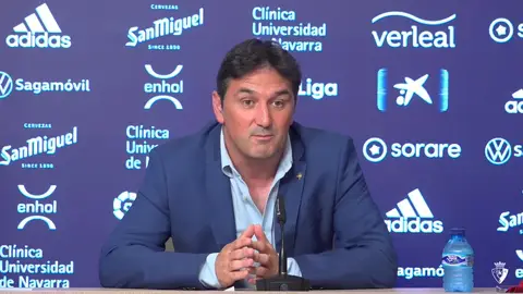 Braulio Vázquez Director deportivo de Osasuna