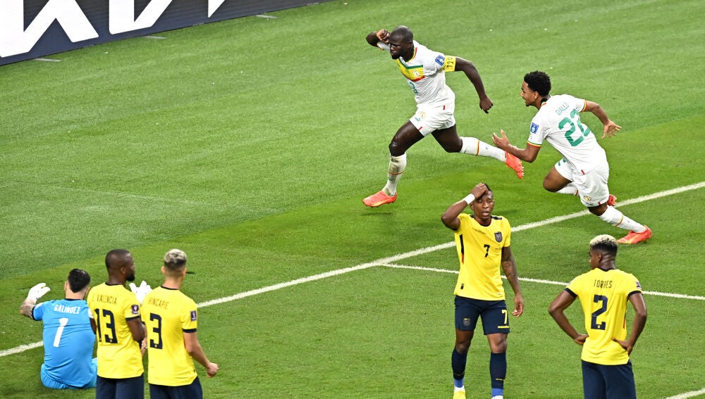 Koulibaly celebra su gol ante Ecuador
