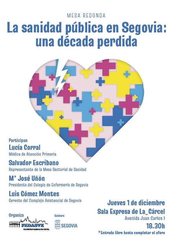 FEDASVE organiza una jornada de debate sobre la sanidad pública FEDASVE organiza una jornada de debate sobre la sanidad pública