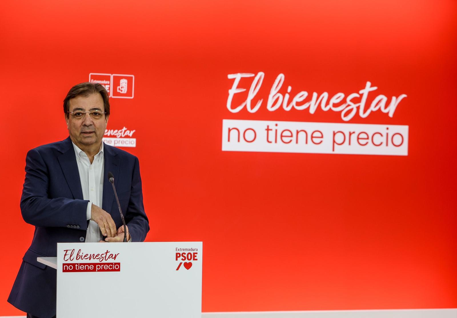 El PSOE extremeño inicia la campaña "El Bienestar no tiene precio" para concienciar acerca del valor de los servicios esenciales El PSOE extremeño inicia la campaña "El Bienestar no tiene precio" para concienciar acerca del valor de los servicios esenciales
