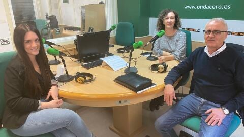 Tamara Ma&ntilde;as, Javier Puebla y Diamar Mira.