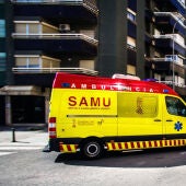 Una ambulancia del Servicio de Atención Médica Urgente (SAMU).