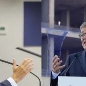 Carlos Mazón, presidente del PPCV, y Ximo Puig, president de la Generalitat Valenciana