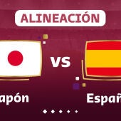 Alineación de España contra Japón en el Mundial de Qatar 2022