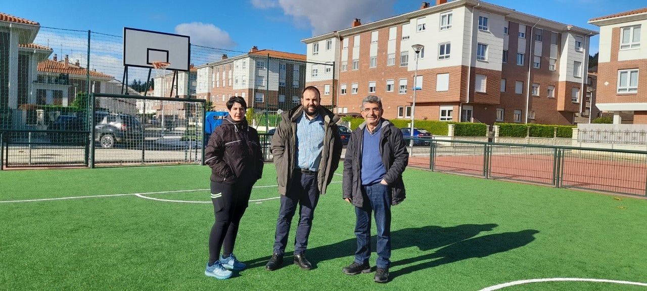 Aguilar estrena una nueva pista multideporte Aguilar estrena una nueva pista multideporte