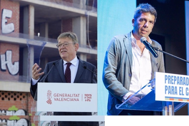 Puig y Mazón eligen Alzira para arrancar hoy la campaña electoral Puig y Mazón eligen Alzira para arrancar hoy la campaña electoral