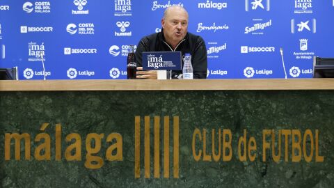 Pepe Mel, entrenador del M&aacute;laga CF