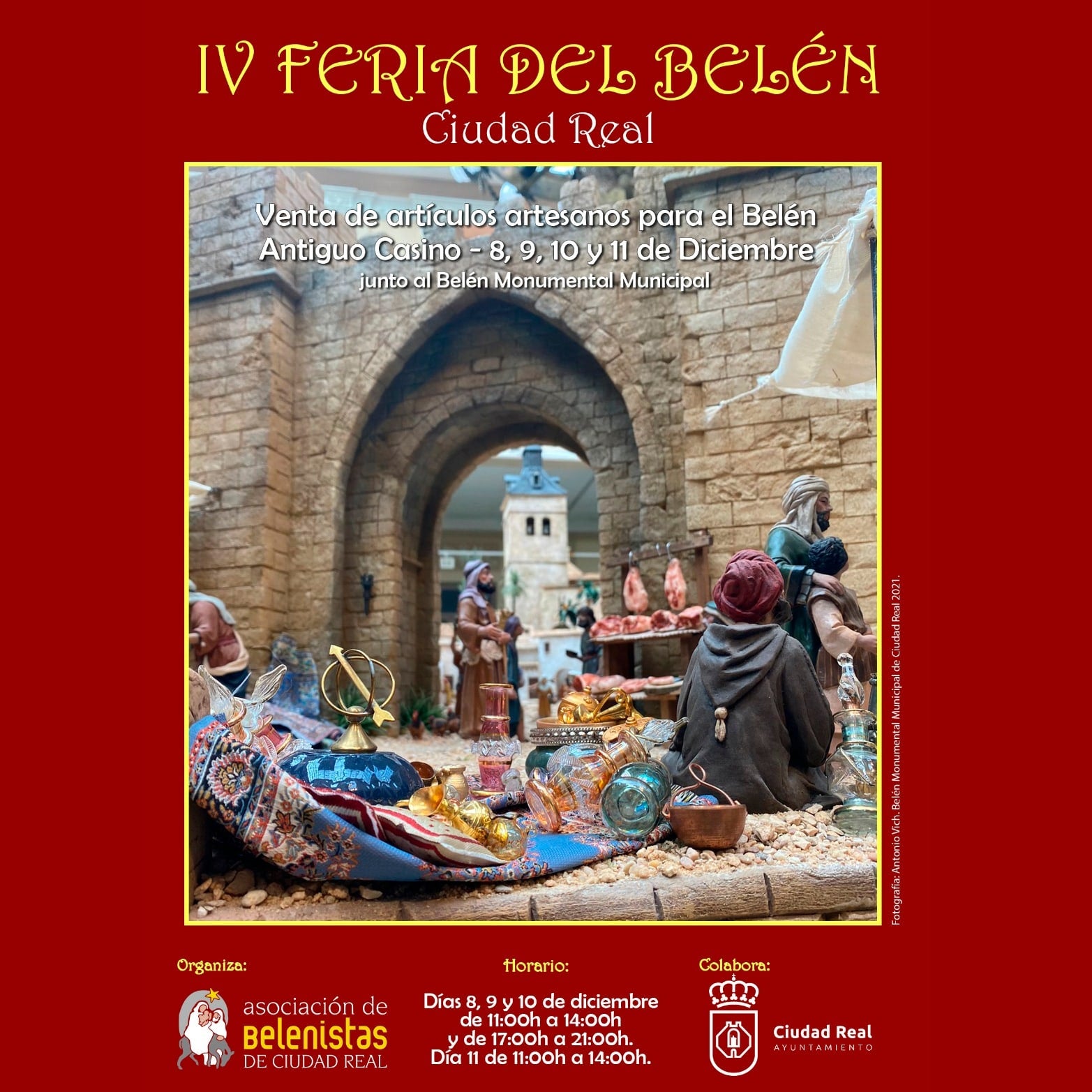 Ciudad Real acogerá la IV Feria del Belén en el Antiguo Casino Ciudad Real acogerá la IV Feria del Belén en el Antiguo Casino