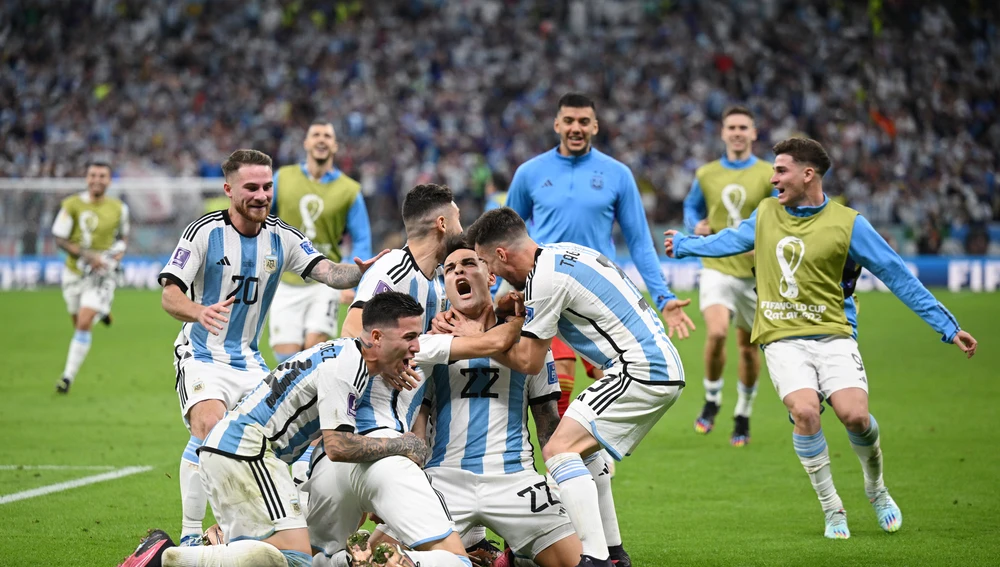 Argentina celebra su pase a semifinales