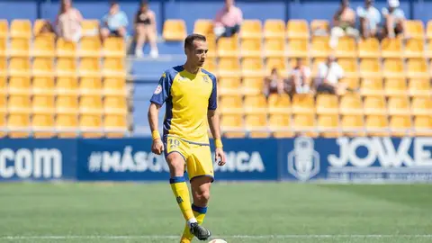 Juanma Bravo, jugador del AD Alcorcón Juanma Bravo, jugador del AD Alcorcón