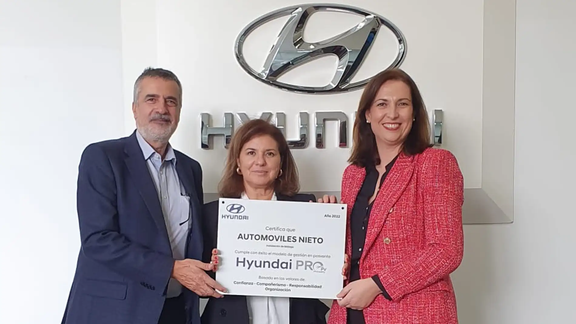 Hyundai otorga la excelencia a los servicios de Automóviles Nieto