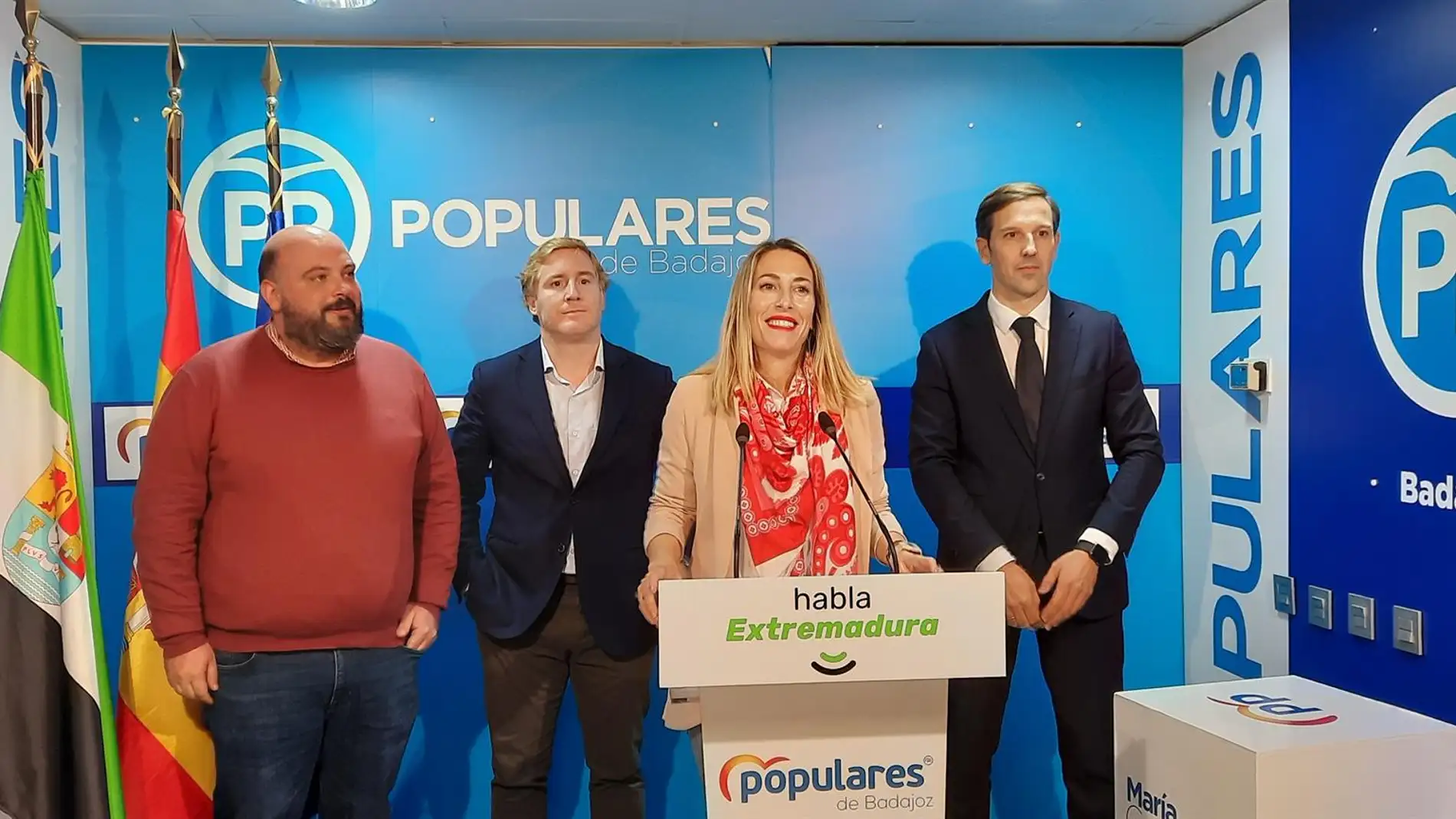 María Guardiola lamenta la decisión de dimitir tomada por el 90% de la Junta Gestora Local del PP de Mérida