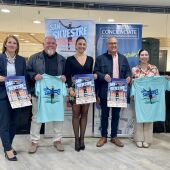 Raquel Rosique, Tomás Espinosa, Silvia Aguilar, Vicente Alberola y Melisa Albadelejo han presentado la 14ª San Silvestre Ilicitana