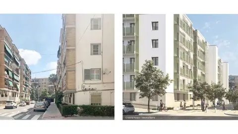 10 millones de euros de fondos europeos para rehabilitar Virgen del Remedio Antes y después