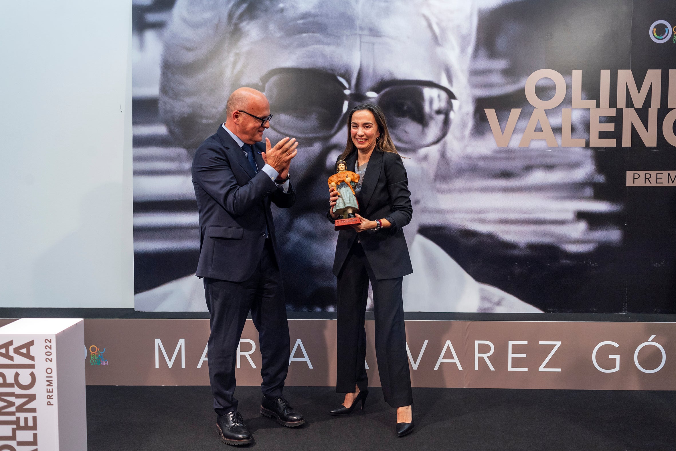 María Álvarez recibe o Premio Olimpia Valencia María Álvarez recibe o Premio Olimpia Valencia