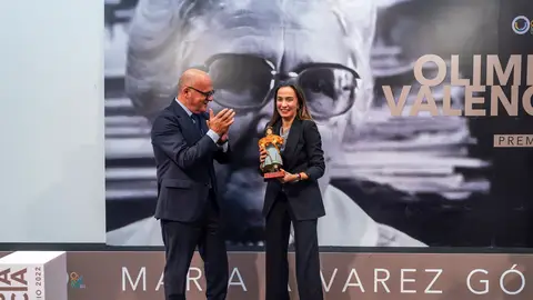 María Álvarez recibe o Premio Olimpia Valencia María Álvarez recibe o Premio Olimpia Valencia
