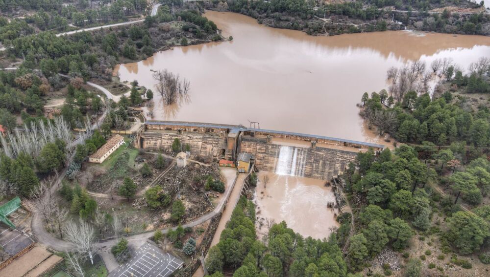 Presa de La Toba, este jueves