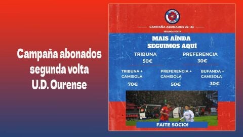 Campa&ntilde;a abonados UD Ourense