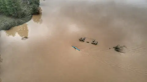 Embalse de La Toba, esta semana/ Drone Romeo FJ Embalse de La Toba, esta semana/ Drone Romeo FJ