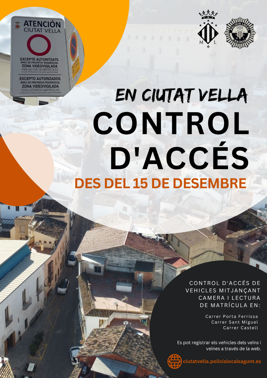 Ciutat Vella estrena control de acceso con multas para los infractores Ciutat Vella estrena control de acceso con multas para los infractores