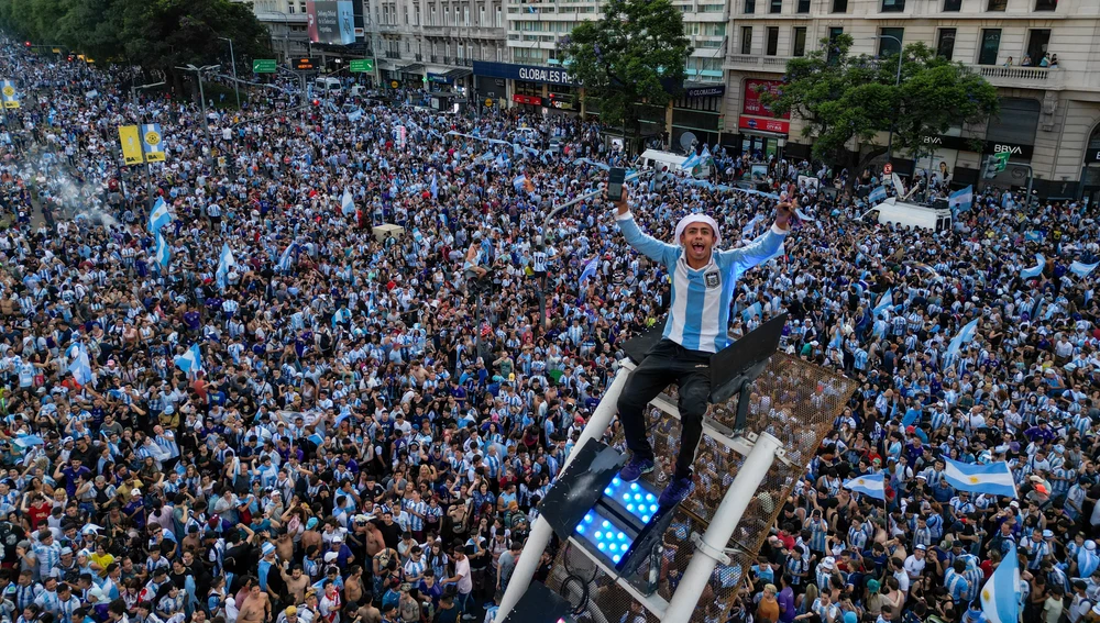 Así se celebró en Argentina el pase a la final