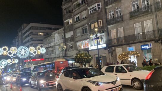 Tr&aacute;fico Navidad Vigo
