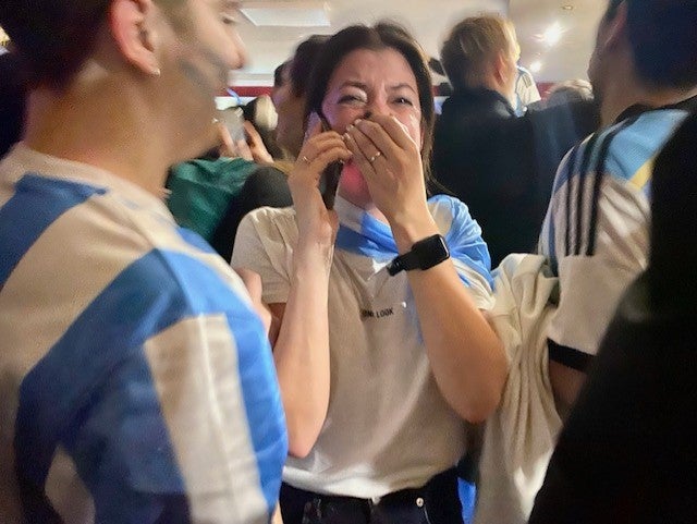 Zaragoza se enfundó la 'albiceleste' Zaragoza se enfundó la 'albiceleste'