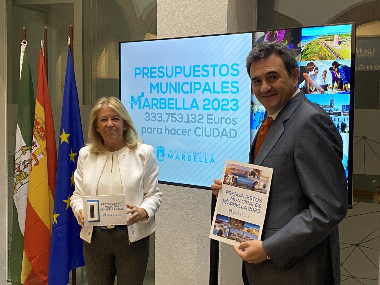 Marbella dispondrá en 2023 de un Presupuesto Municipal de más de 333 millones de euros Marbella dispondrá en 2023 de un Presupuesto Municipal de más de 333 millones de euros