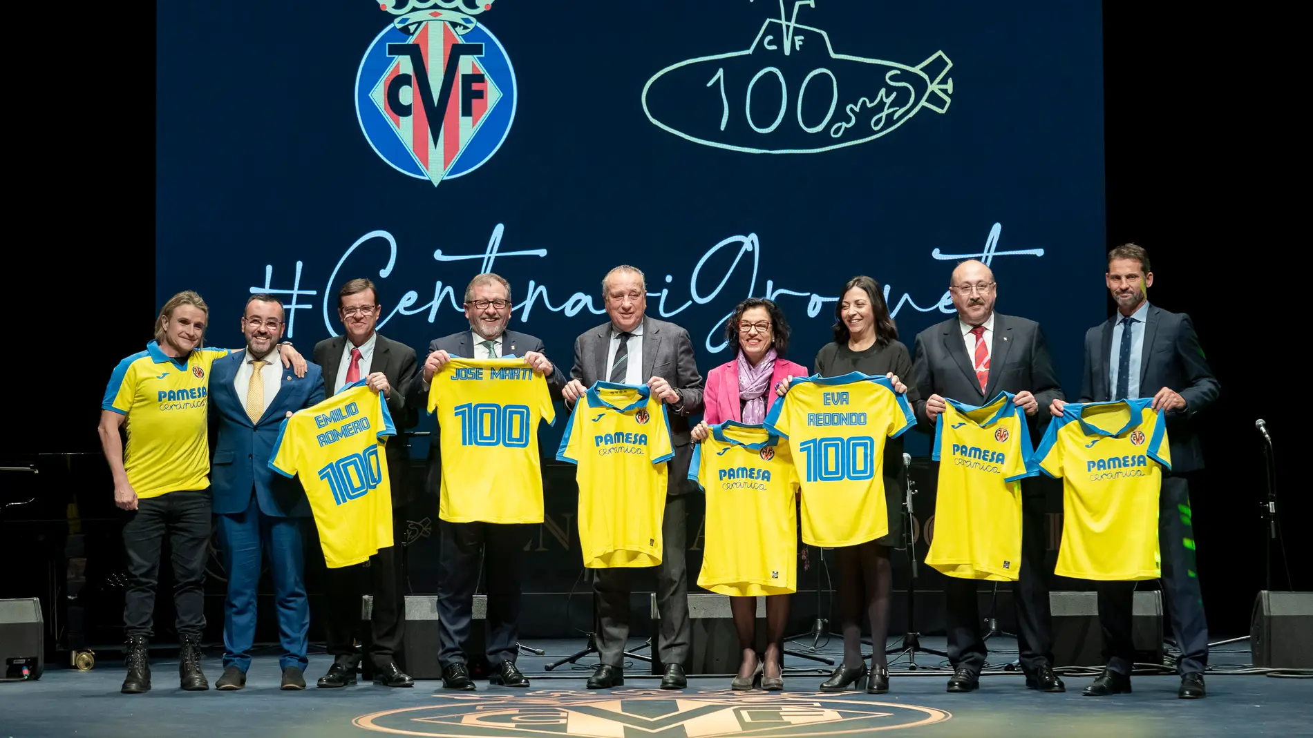 Roig, en el acto de presentación del centenario