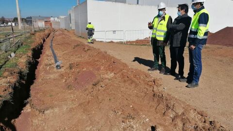 Obras que se acometieron para abrir un tercer pozo en Almagro