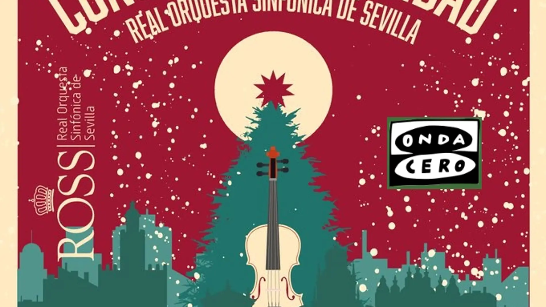 Onda Cero Sevilla patrocina por tercer año consecutivo el concierto de Navidad de la ROSS en el Teatro de la Maestranza