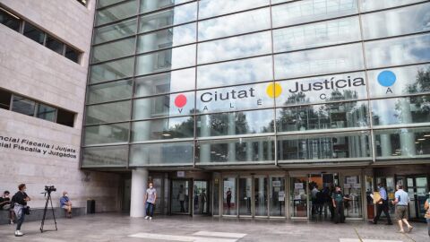 Fachada de la Ciudad de la Justicia de Valencia. Archivo.